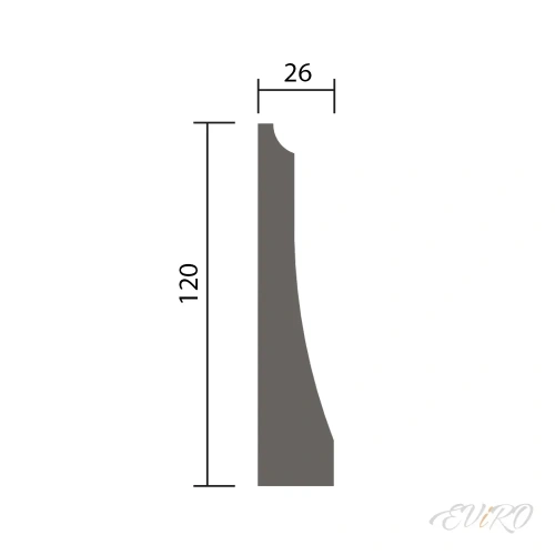 Плинтус EViRO Модель 1.53.104
